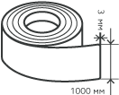 Рулон нержавеющий 3х1000 мм.  AISI 430 (12Х17) холоднокатаный,  зеркальный
